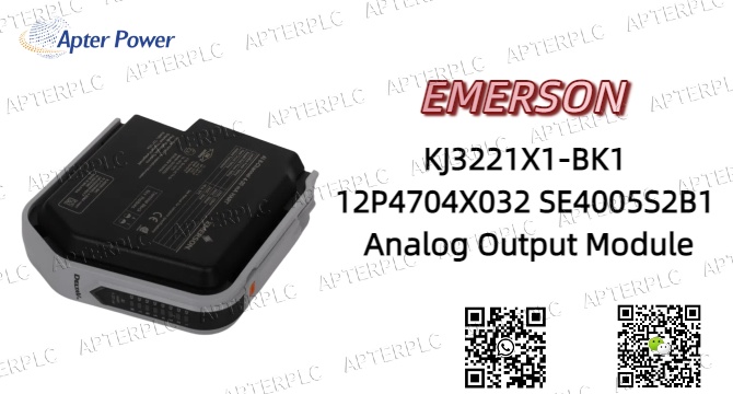 EMERSON KJ3221X1-BK1 12P4704X032 SE4005S2B1 Analog Output Module